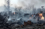 টেকনাফে রোহিঙ্গা ক্যাম্পে ফের আগুন, শতাধিক ঘর ভস্মীভূত
