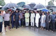 আগরতলার বন্যা পরিস্থিতি ঘুরে দেখলেন মুখ্যমন্ত্রী