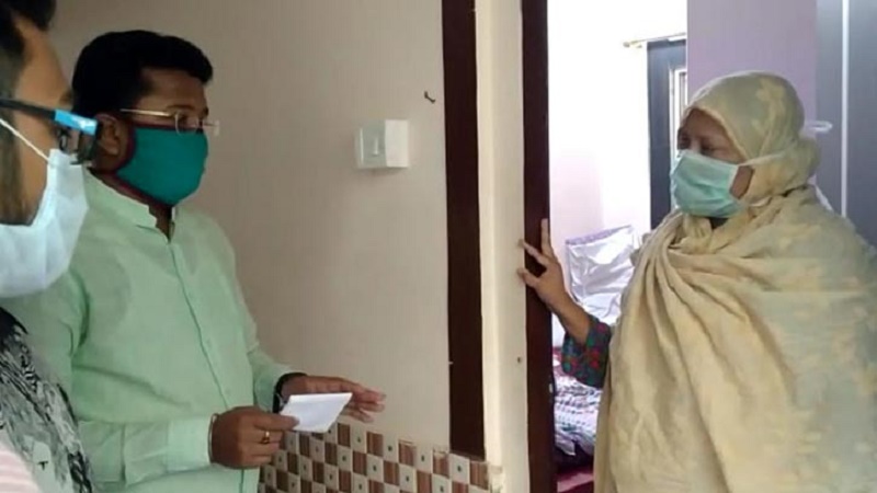 আগরতলায় আটকে পড়া তিন বাংলাদেশিকে এনএসইউআইয়ের সহায়তা
