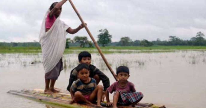 ১৩টি নদী বিপদসীমা ছাড়িয়েছে, মৃত ৫১ বন্যপ্রাণী, আশ্রয়ের খোঁজে গ্রামেই ঘুরছে বাঘ-রাইনো