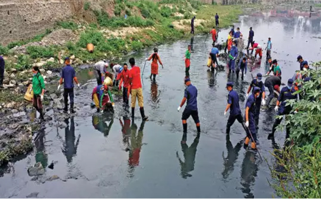 ১৭ নদী,২২ নালা সাফাইয়ের মেগা প্রকল্প পশ্চিম বাংলায়