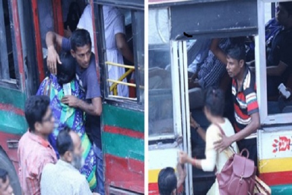 ‘নারী যাত্রী ওঠা-নামার সময় হেল্পার গেটে দাঁড়াতে পারবে না’