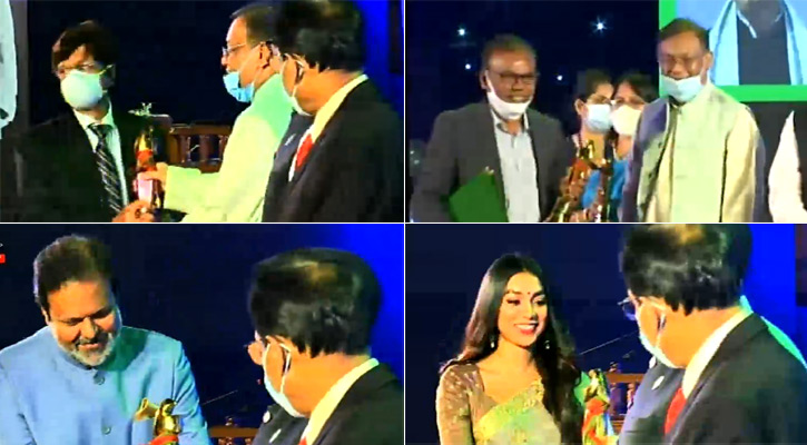 জাতীয় চলচ্চিত্র পুরস্কার হাতে পেলেন বিজয়ীরা