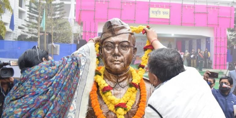 ত্রিপুরাজুড়ে উদযাপিত হচ্ছে নেতাজির জন্মদিবস