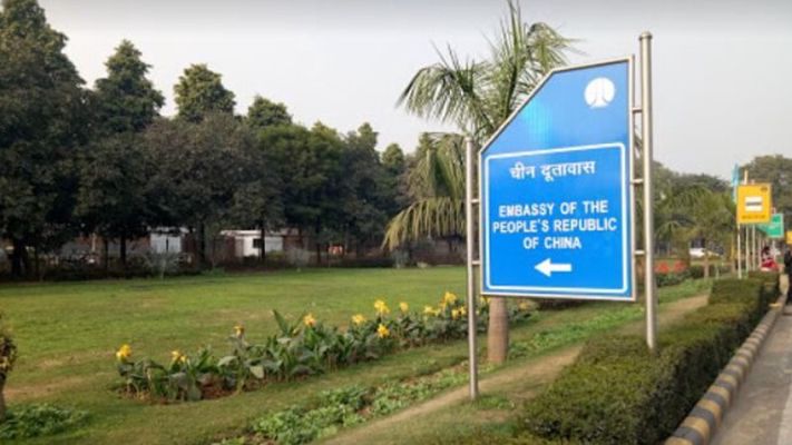 মাতৃভূমির স্বাধীনতার দাবিতে দিল্লির চিনা দূতাবাসের সামনে বিক্ষোভ তিব্বতিদের
