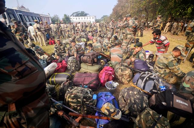 কড়া নিরাপত্তার মধ্যে ত্রিপুরায় পৌর নির্বাচন অনুষ্ঠিত