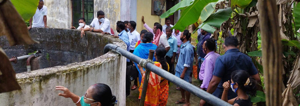 দক্ষিণ আন্দামানের মাঞ্জেরি গ্রামে অপরিশোধিত এবং ঘোলা পানি সরবরাহ