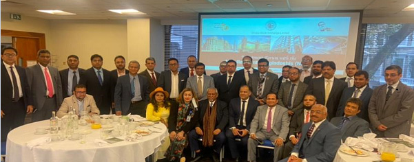 যুক্তরাজ্যে ঢাকা স্টক এক্সচেঞ্জ ও ব্রিটিশ বাংলাদেশি চেম্বার অব কমার্স এ্যান্ড ইন্ড্রাস্টি নেতৃবৃন্দের মতবিনিময় সভা