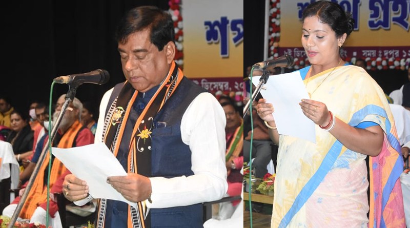 ত্রিপুরায় শপথ নিলেন পুর নির্বাচনে নব নির্বাচিত সদস্যরা, মেয়র দীপক মজুমদার, ডেপুটি মেয়র মনিকা দাস