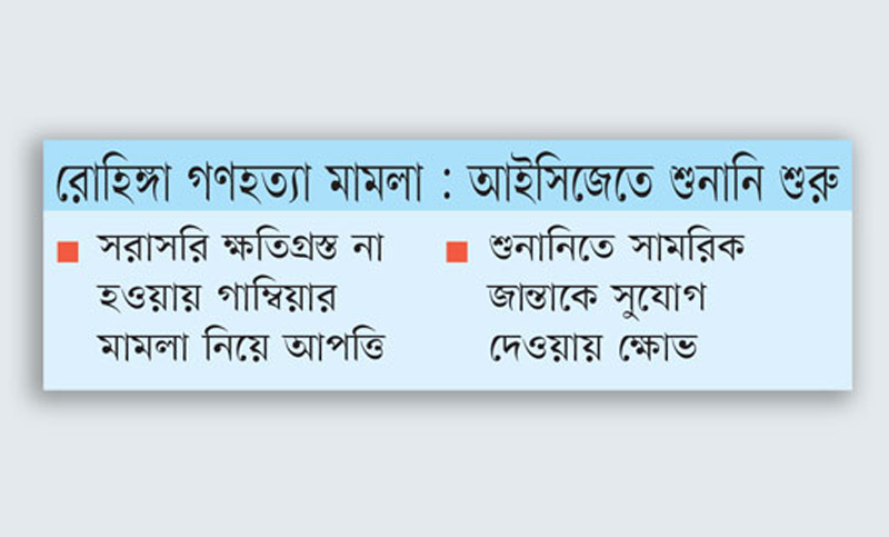 আন্তর্জাতিক ন্যায়বিচার আদালতে মামলার জন্য বাংলাদেশকে দুষছে মিয়ানমার