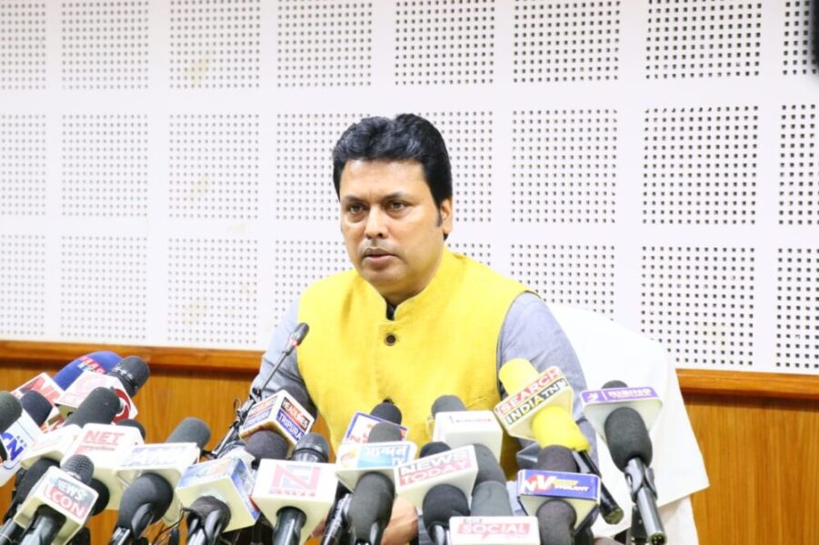 ২০২২ সালের বাজেটকে ঐতিহাসিক বাজেট বলে আখ্যায়িত করলেন ত্রিপুরার মুখ্যমন্ত্রী