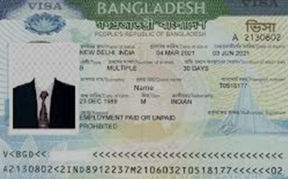 ভারতীয়দের জন্য আগামীকাল থেকে বাংলাদেশের ট্যুরিস্ট ভিসা চালু