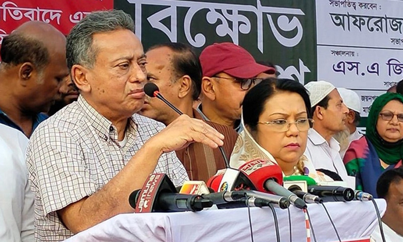 নিরপেক্ষ সরকার ছাড়া বিএনপি নির্বাচন হতে দেবে না : আমীর খসরু