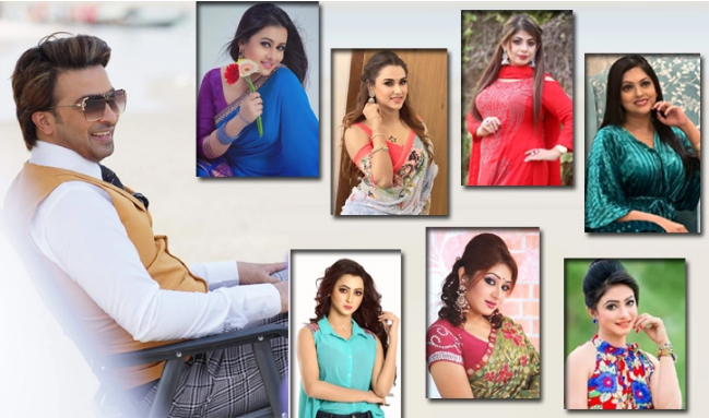 সাত নায়িকার চোখে শাকিব খান