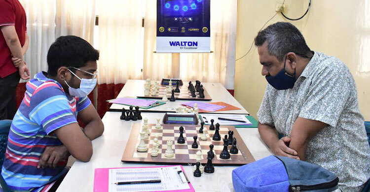 গ্র্যান্ডমাস্টার জিয়াকে রুখে দিয়েছেন আন্তর্জাতিক মাস্টার ফাহাদ