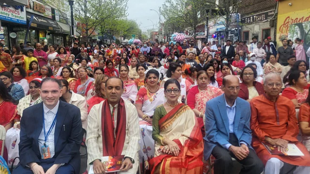বাংলা বর্ষবরণে জ্যাকসন হাইটস হয়ে ওঠলো এক টুকরা বাংলাদেশ