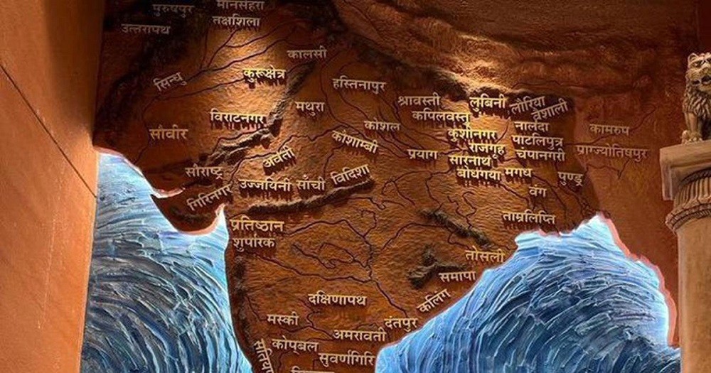 ভারতের নবনির্মিত সংসদ ভবনে ‘অখণ্ড ভারত’ মানচিত্র, ক্ষুব্ধ বাংলাদেশ