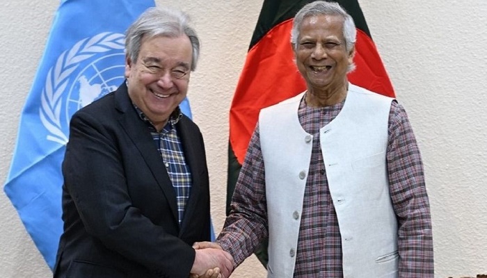আন্তর্জাতিক সম্প্রদায়কে বাংলাদেশের নতুন অগ্রযাত্রার প্রতি সমর্থনের আহ্বান জানালেন জাতিসংঘ মহাসচিব