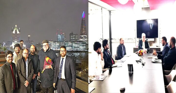 এনইউবি‘র ভিসির সাথে লন্ডনে  নটরডেম কলেজের প্রাক্তন শিক্ষার্থীদের মতবিনিময়